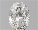 Natural Diamond 1.01 Carats, Oval with  Cut, G Color, VVS2 Clarity and Certified by GIA