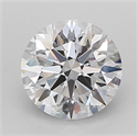 Lab Grown Diamond 2.27 Carats, Round with Ideal Cut, D Color, IF Clarity and Certified by IGI