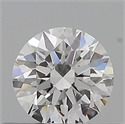 Natural Diamond 0.40 Carats, Round with Excellent Cut, E Color, VVS2 Clarity and Certified by GIA