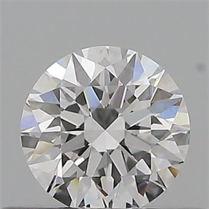 Picture of Natural Diamond 0.40 Carats, Round with Excellent Cut, E Color, VVS2 Clarity and Certified by GIA