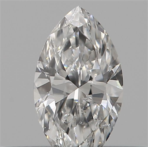Picture of Natural Diamond 0.18 Carats, Marquise with  Cut, F Color, SI1 Clarity and Certified by IGI