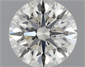 Natural Diamond 0.83 Carats, Round with Excellent Cut, H Color, VS1 Clarity and Certified by IGI