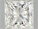 Natural Diamond 1.06 Carats, Princess with  Cut, J Color, VVS1 Clarity and Certified by GIA