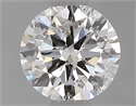 Natural Diamond 0.40 Carats, Round with Very Good Cut, F Color, I1 Clarity and Certified by IGI
