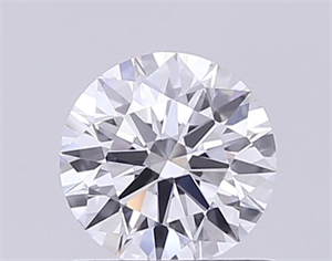 Picture of Lab Grown Diamond 0.72 Carats, Round with Ideal Cut, D Color, VVS2 Clarity and Certified by IGI