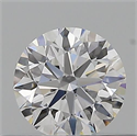Natural Diamond 0.40 Carats, Round with Excellent Cut, E Color, VVS2 Clarity and Certified by GIA