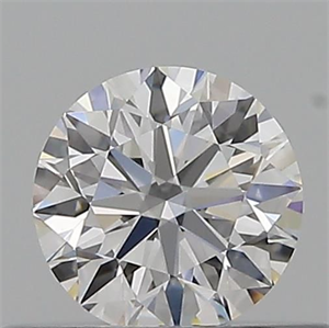 Picture of Natural Diamond 0.40 Carats, Round with Excellent Cut, E Color, VVS2 Clarity and Certified by GIA