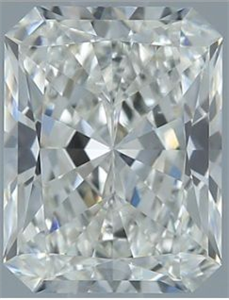 Picture of Natural Diamond 1.20 Carats, Radiant with  Cut, H Color, VVS2 Clarity and Certified by GIA