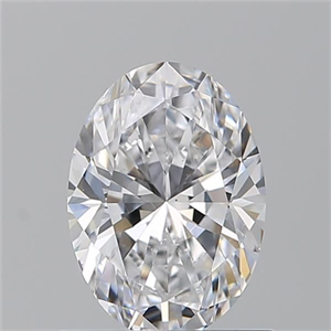 Picture of Natural Diamond 0.90 Carats, Oval with  Cut, D Color, VS2 Clarity and Certified by GIA