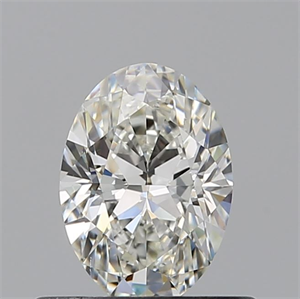 Picture of Natural Diamond 0.51 Carats, Oval with  Cut, I Color, VS2 Clarity and Certified by GIA