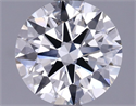 Lab Grown Diamond 1.41 Carats, Round with Ideal Cut, F Color, VVS2 Clarity and Certified by IGI