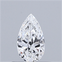 Diamante Natural 0.40 quilates, De pera , Color F, claridad VVS2 y certificado GIA