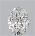 Natural Diamond 0.90 Carats, Oval with  Cut, G Color, SI2 Clarity and Certified by GIA