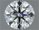 Natural Diamond 1.50 Carats, Round with Very Good Cut, H Color, SI2 Clarity and Certified by IGI