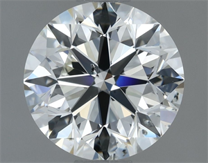 Picture of Natural Diamond 1.50 Carats, Round with Very Good Cut, H Color, SI2 Clarity and Certified by IGI