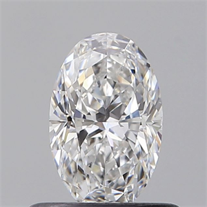 Picture of Natural Diamond 0.50 Carats, Oval with  Cut, E Color, SI2 Clarity and Certified by GIA