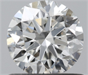 Natural Diamond 0.70 Carats, Round with Excellent Cut, G Color, VS2 Clarity and Certified by IGI