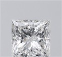 Diamante Natural 0.50 quilates, Princesa , Color G, claridad VVS2 y certificado GIA