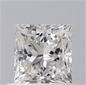 Diamante Natural 0.51 quilates, Princesa , Color F, claridad SI2 y certificado GIA