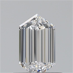 Picture of Natural Diamond 0.52 Carats, HEXAGONAL with  Cut, D Color, VVS1 Clarity and Certified by GIA