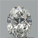 Natural Diamond 0.40 Carats, Oval with  Cut, F Color, IF Clarity and Certified by GIA