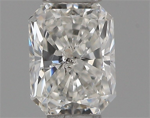 Picture of Natural Diamond 0.31 Carats, Radiant with  Cut, G Color, I1 Clarity and Certified by IGI