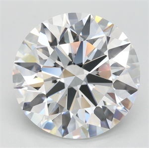 Picture of Lab Grown Diamond 4.36 Carats, Round with Ideal Cut, D Color, VVS1 Clarity and Certified by IGI