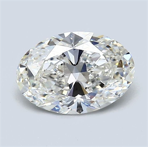 Picture of Natural Diamond 1.20 Carats, Oval with  Cut, H Color, VVS1 Clarity and Certified by GIA