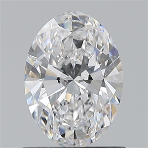 Picture of Natural Diamond 0.70 Carats, Oval with  Cut, D Color, VS2 Clarity and Certified by GIA