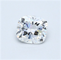 Natural Diamond 0.50 Carats, Cushion with  Cut, D Color, SI1 Clarity and Certified by GIA