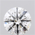 Lab Grown Diamond 4.54 Carats, Round with Ideal Cut, E Color, IF Clarity and Certified by IGI