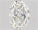Diamante Natural 0.71 quilates, Ovalado , Color F, claridad VS1 y certificado GIA