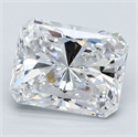 Diamante Natural 4.31 quilates, Radiante , Color D, claridad VVS2 y certificado GIA