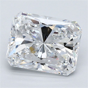 Picture of Natural Diamond 4.31 Carats, Radiant with  Cut, D Color, VVS2 Clarity and Certified by GIA