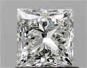 Natural Diamond 1.01 Carats, Princess with  Cut, I Color, VS2 Clarity and Certified by GIA