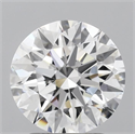 Lab Grown Diamond 2.53 Carats, Round with Ideal Cut, D Color, IF Clarity and Certified by IGI