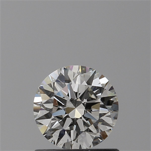 Picture of Natural Diamond 0.72 Carats, Round with Excellent Cut, I Color, VVS1 Clarity and Certified by GIA