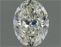 Diamante Natural 0.70 quilates, Ovalado , Color J, claridad VVS2 y certificado IGI