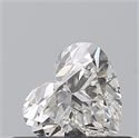 Natural Diamond 0.44 Carats, Heart with  Cut, G Color, VS1 Clarity and Certified by GIA