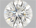Natural Diamond 0.80 Carats, Round with Excellent Cut, J Color, SI2 Clarity and Certified by GIA