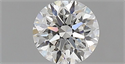 Natural Diamond 0.50 Carats, Round with Excellent Cut, G Color, VVS2 Clarity and Certified by IGI
