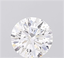 Lab Grown Diamond 1.05 Carats, Round with Ideal Cut, D Color, VVS1 Clarity and Certified by IGI