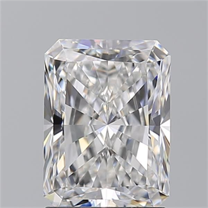 Picture of Natural Diamond 2.01 Carats, Radiant with  Cut, E Color, VS2 Clarity and Certified by GIA