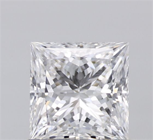 Picture of Natural Diamond 0.76 Carats, Princess with  Cut, E Color, SI1 Clarity and Certified by GIA