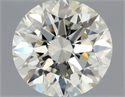 Natural Diamond 0.82 Carats, Round with Excellent Cut, K Color, VVS2 Clarity and Certified by GIA