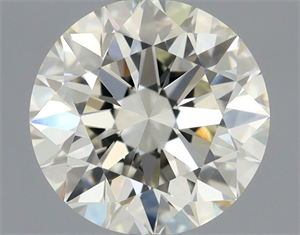 Picture of Natural Diamond 0.82 Carats, Round with Excellent Cut, K Color, VVS2 Clarity and Certified by GIA