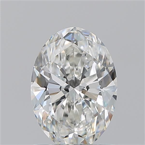 Picture of Natural Diamond 1.21 Carats, Oval with  Cut, G Color, VVS2 Clarity and Certified by GIA