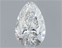 Natural Diamond 0.50 Carats, Pear with  Cut, F Color, VS1 Clarity and Certified by GIA