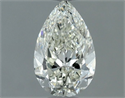 Natural Diamond 0.50 Carats, Pear with  Cut, J Color, VS1 Clarity and Certified by IGI