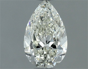 Picture of Natural Diamond 0.50 Carats, Pear with  Cut, J Color, VS1 Clarity and Certified by IGI